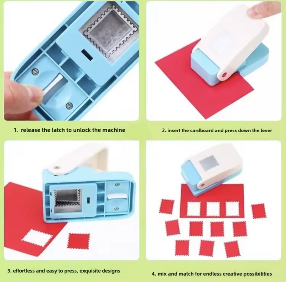 Stamp Punch, Stamp Puncher, 1X0.8inch Rectangular Postage Stamps Puncher