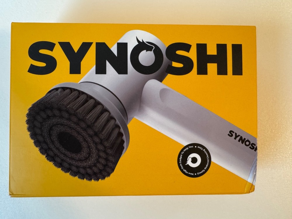 Synoshi Electric Spin Scrubber W/ Replaceable Cleaning Heads NEW