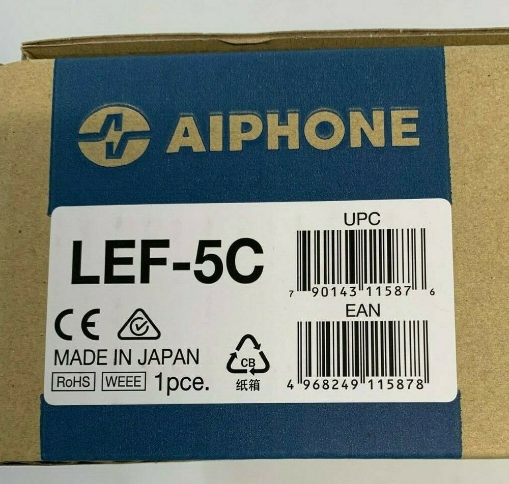 Aiphone intercom 5-Call Semi-Flush Mount Master Station  LEF-5C BRAND NEW