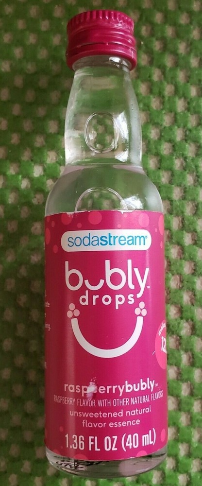 SodaStream - Bubly Drops - RASPBERRY - Unsweetened Natural Flavor - Exp 7/2027