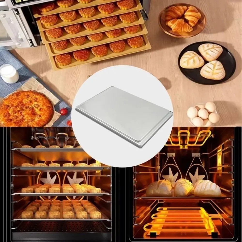 Non-stick Oven Tray Rectangular Baking Aluminium Alloy Pan Baking Sheet Cake