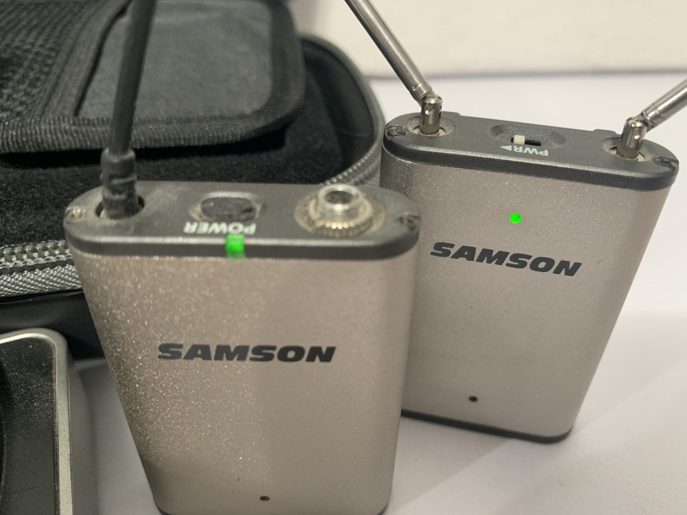 Samson AirLine Micro Wireless Camera Microphone System AL2 AR2 UHF Videograph V2
