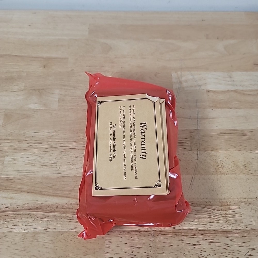 Budweiser Wooden Desk Clock 1990s New