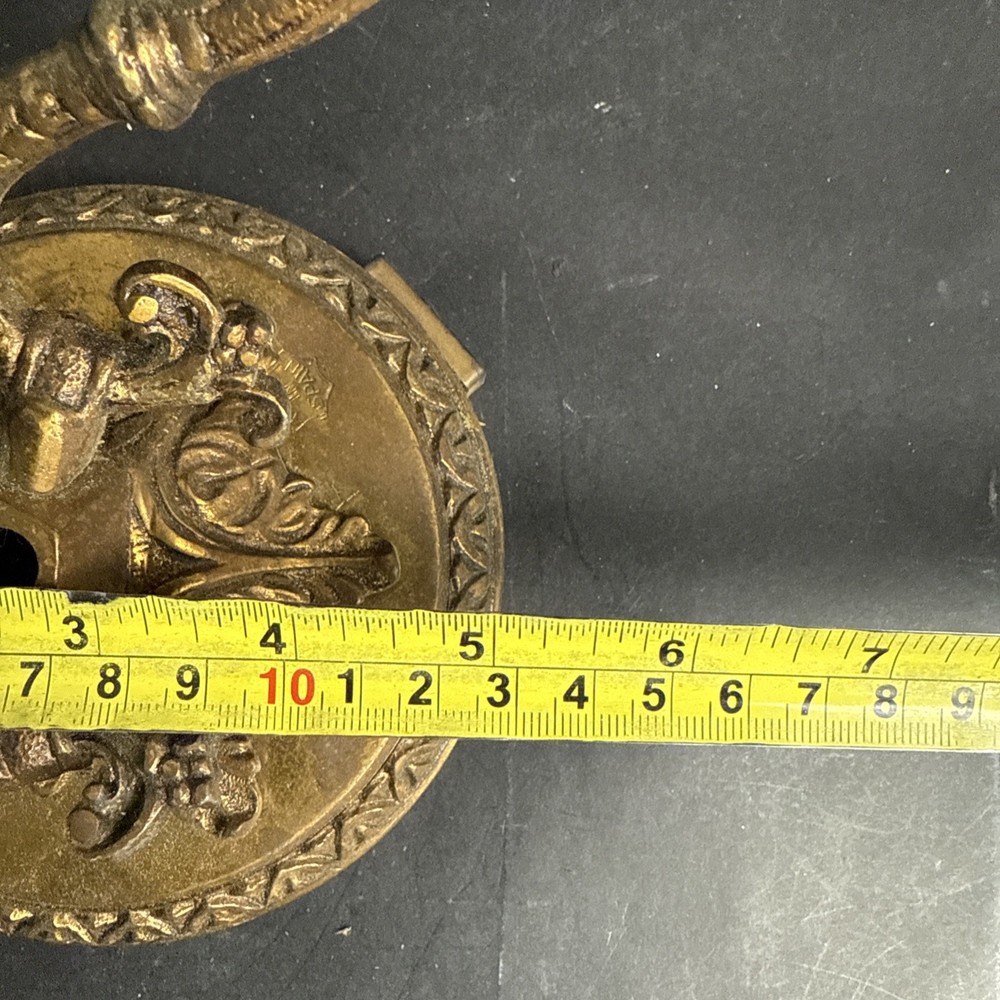 Vintage Brass Wall Sconce Light Made Is Spain 12”