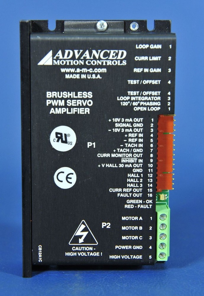 716 ADVANCED MOTION CONTROLS BRUSHLESS PWM SERVO AMPLIFIER B12A6F