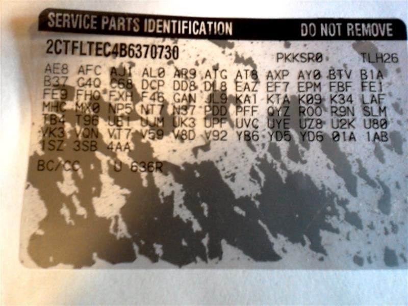 Speedometer MPH Fits 11 EQUINOX 680506