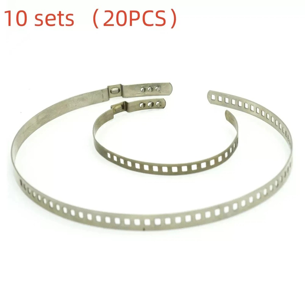 20PC Universal CV Boot Clamp Set - Stainless Steel Small &Large Adjustable Bands