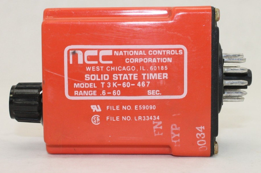 NCC T3K-60-467 Solid State Timer