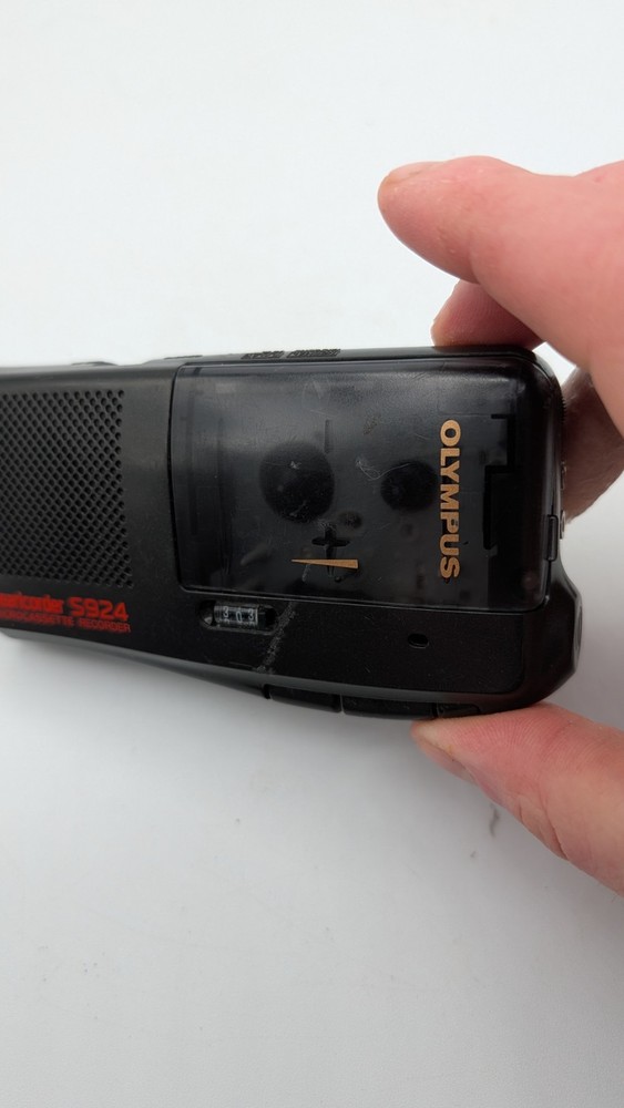 Olympus Pearlcorder Model S924 Microcassette Recorder