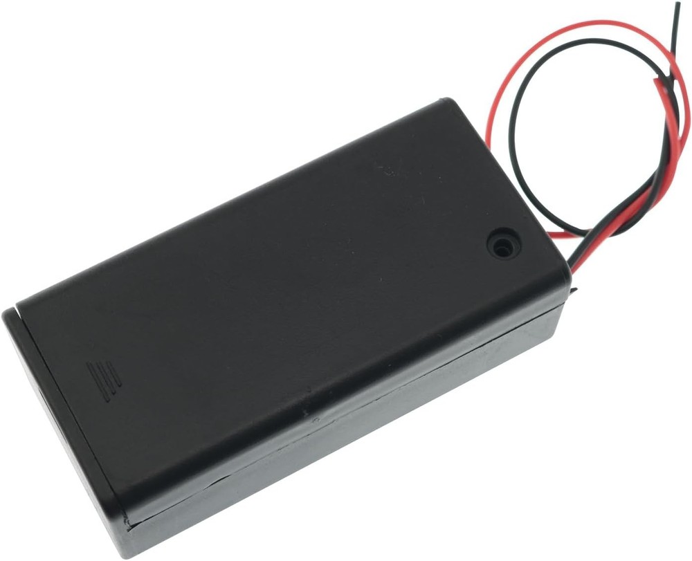 6PCS 9V Battery Holders with Switch – Safe and Durable ABS Boxes for Projects