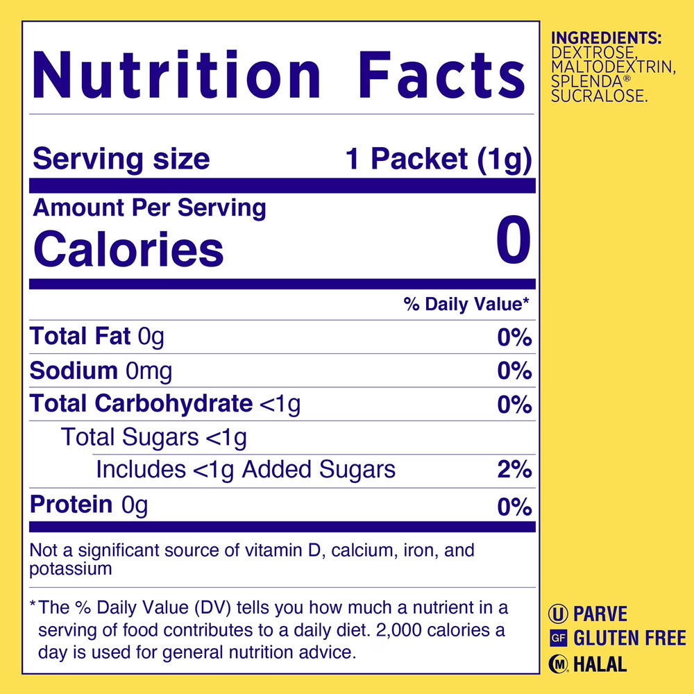 Splenda Zero Calorie Sweetener Packets (1,000 ct.)