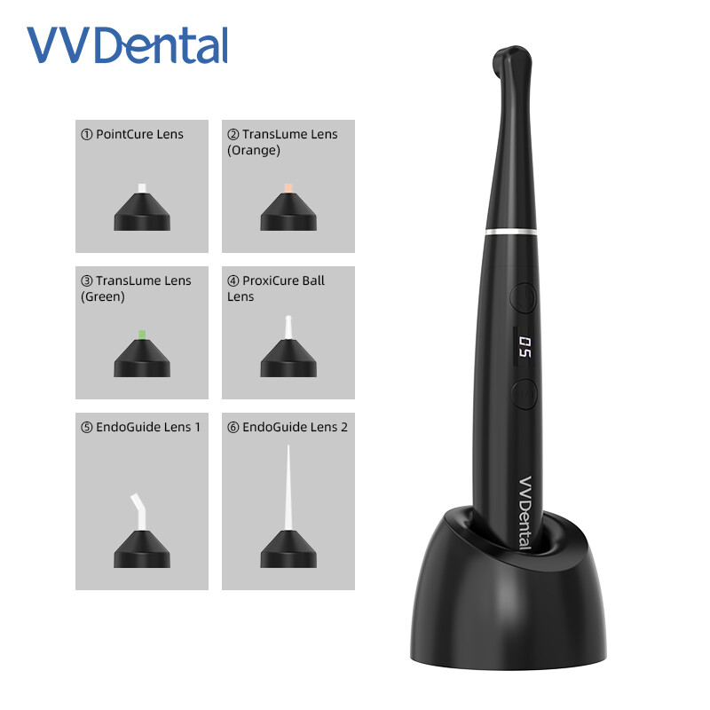 1 Second Wireless Dental Cordless LED Resin Cure Curing Light Lamp Tool 2000mw