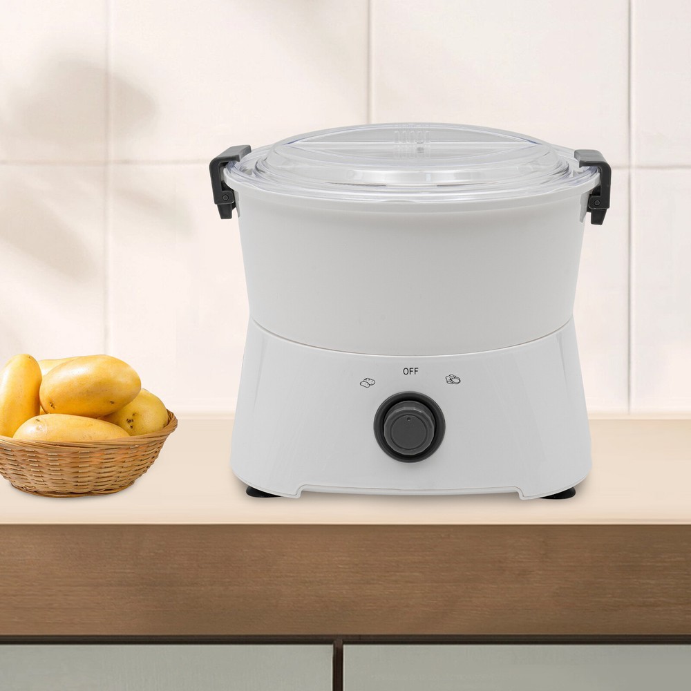 Electric Potato Peeler One-button Drive Automatic Peeler Spinner