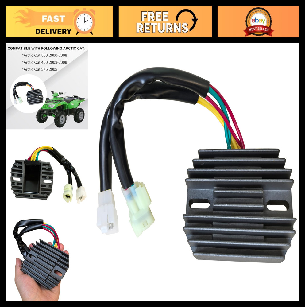 Voltage Regulator Rectifier Assembly 12V Replacement Compatible with Arctic Cat