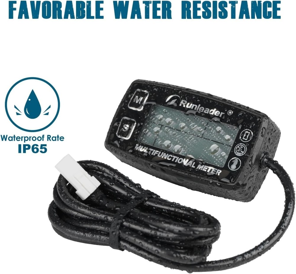 Engine Performance Monitor: Digital Hour Meter & Temperature Alert System