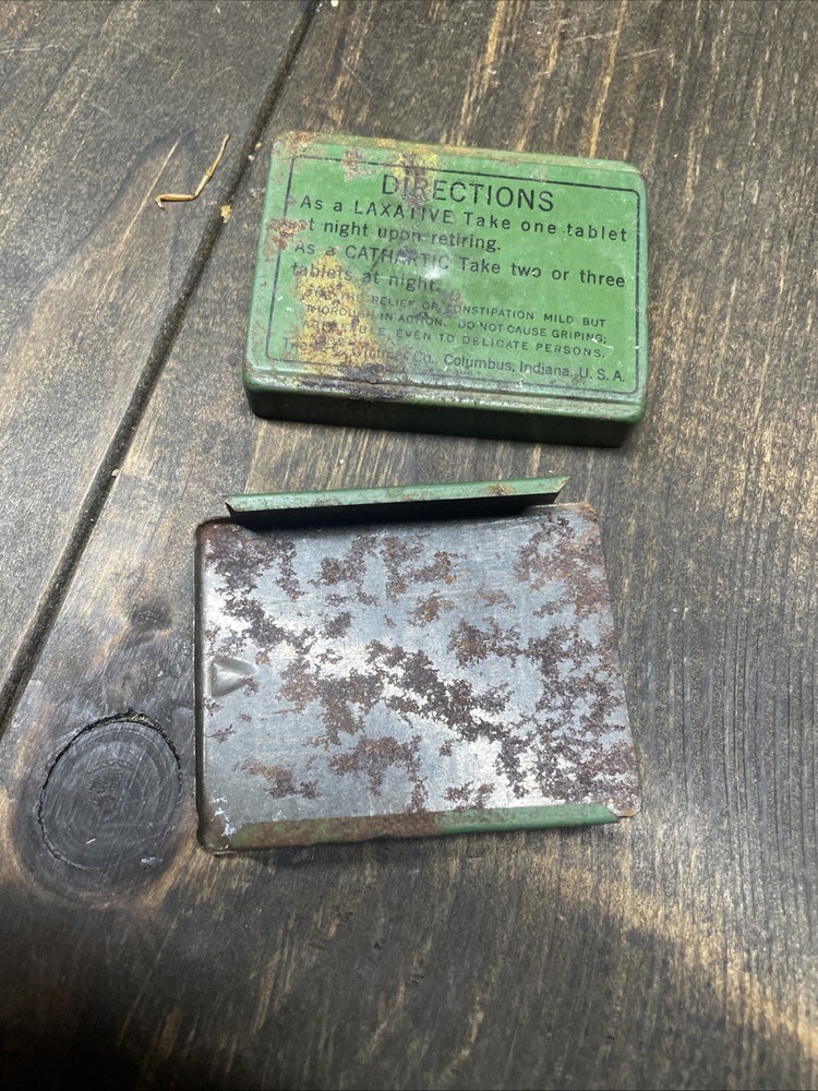Vintage Original Tonolax Tin Laxative