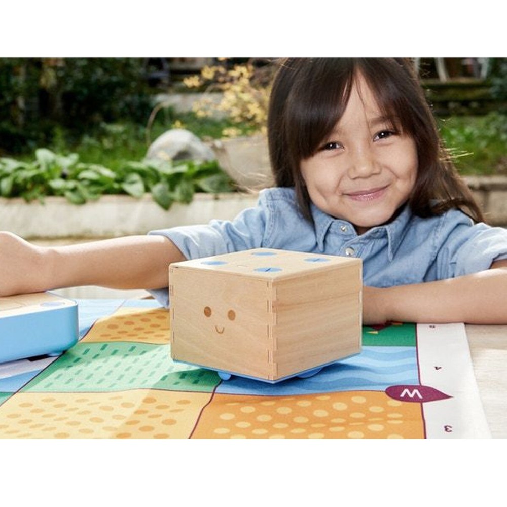 Primo Cubetto Coding Robot with Transparent Pocket Mat 6x6 Bundle Pack STEM Toys