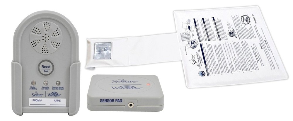Secure Wireless Chair Exit Alarm Patient Monitoring System