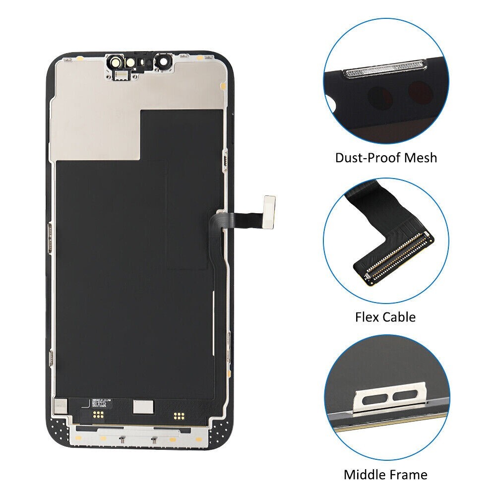 For iPhone 13 Pro Max 120Hz Soft OLED Display Touch Screen Digitizer Replacement