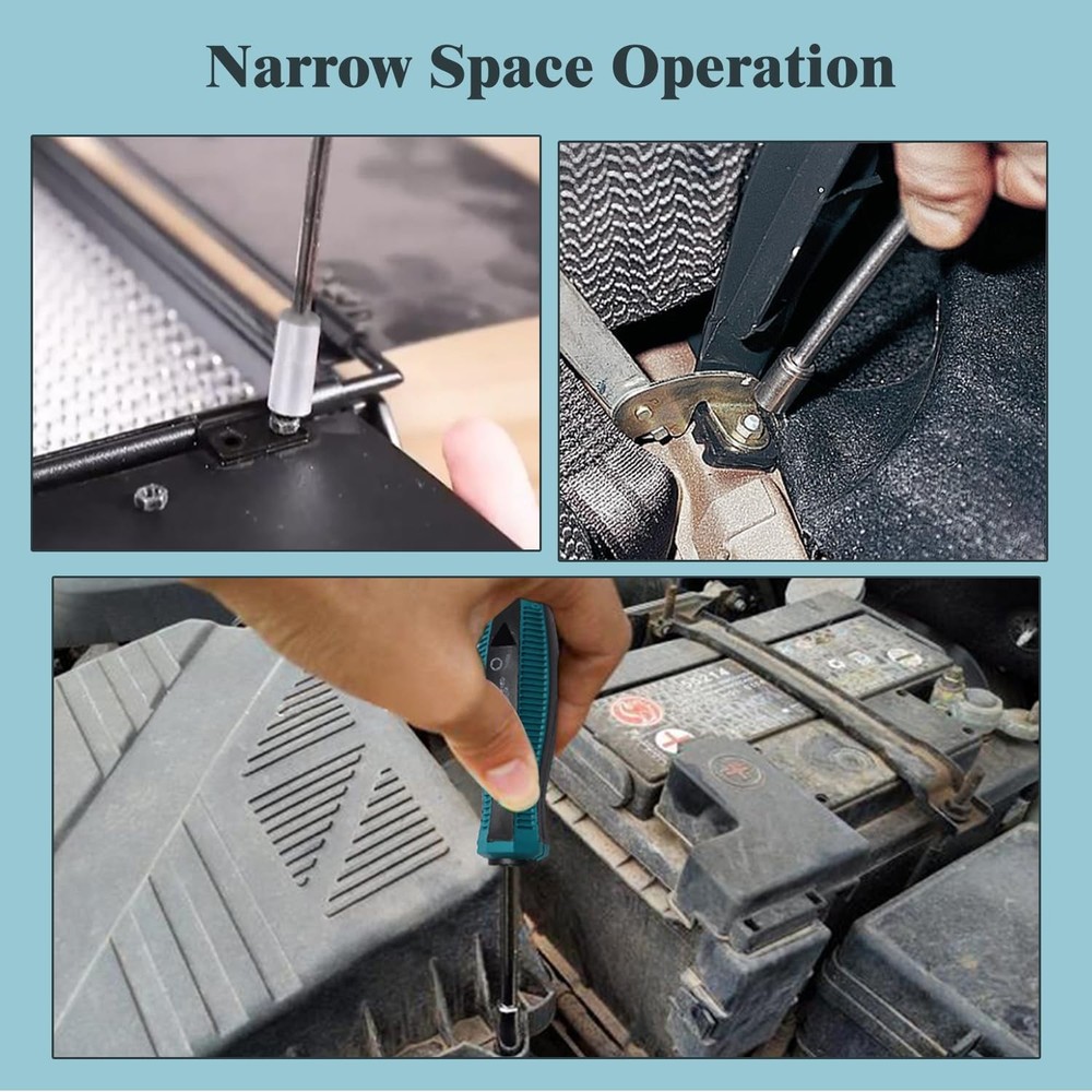 3.5mm Nut Driver, 6-Point Hex Nut Driver, Non-Magnetic Tip Socket Driver Hex ...