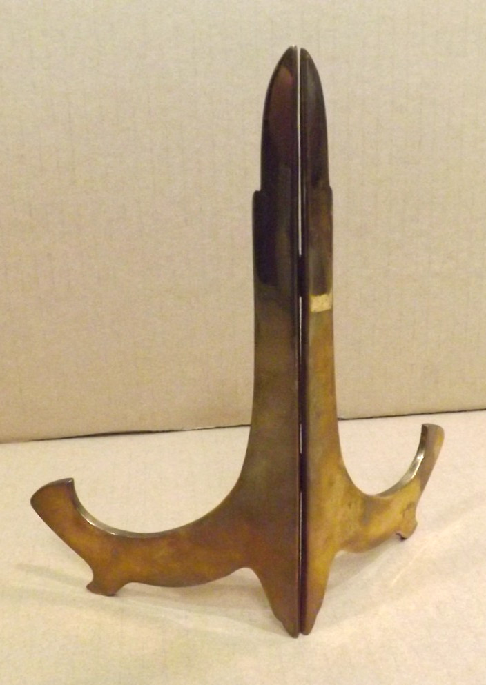 Solid Brass Picture Frame Easel Stand