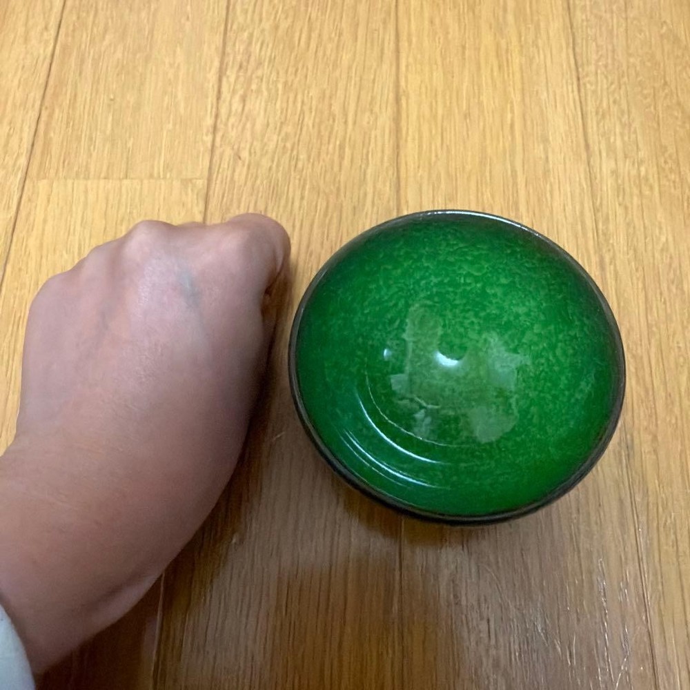 Tea Utensils Green ceramic utensil