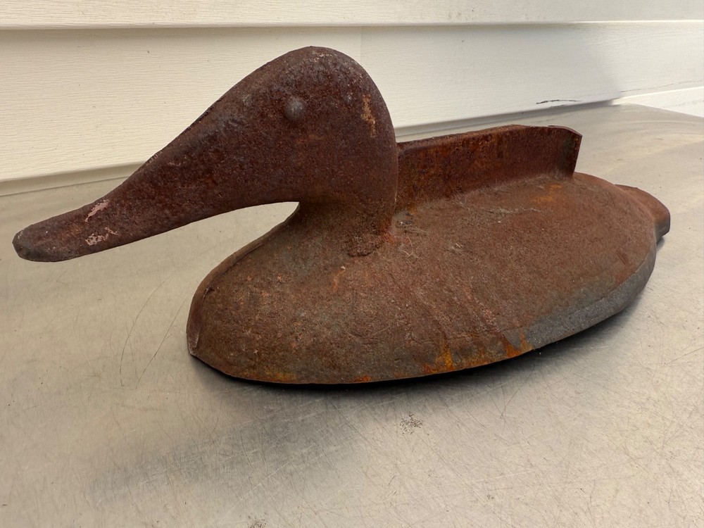 Vintage Cast Iron Duck Boot Scrape Solid Cast Iron Andirond Duck 20 Pounds