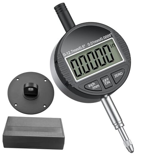Electronic Digital Dial Indicator Gauge 0-12.7mm/0.5” 0.5”Dial Indicator