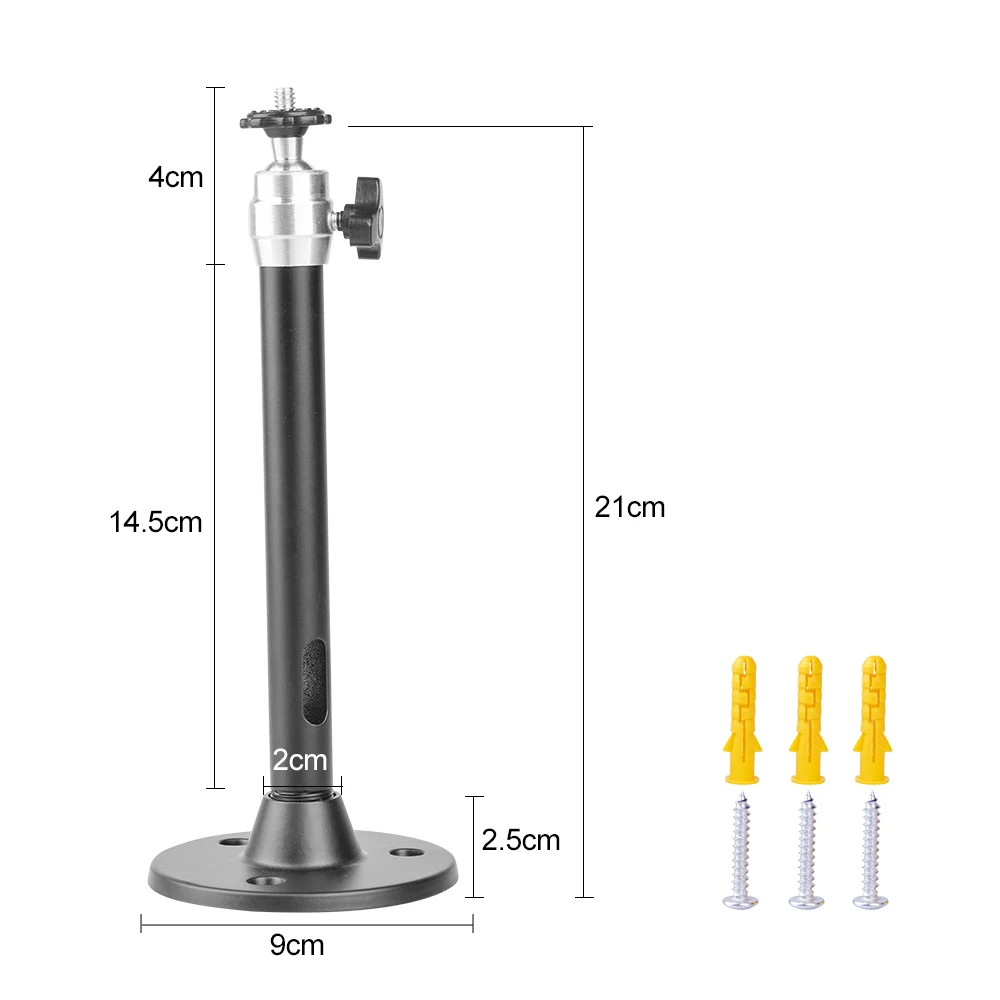 360° Rotatable Universal Wall Ceiling Mount Stand for Mini Projector DVR Camera