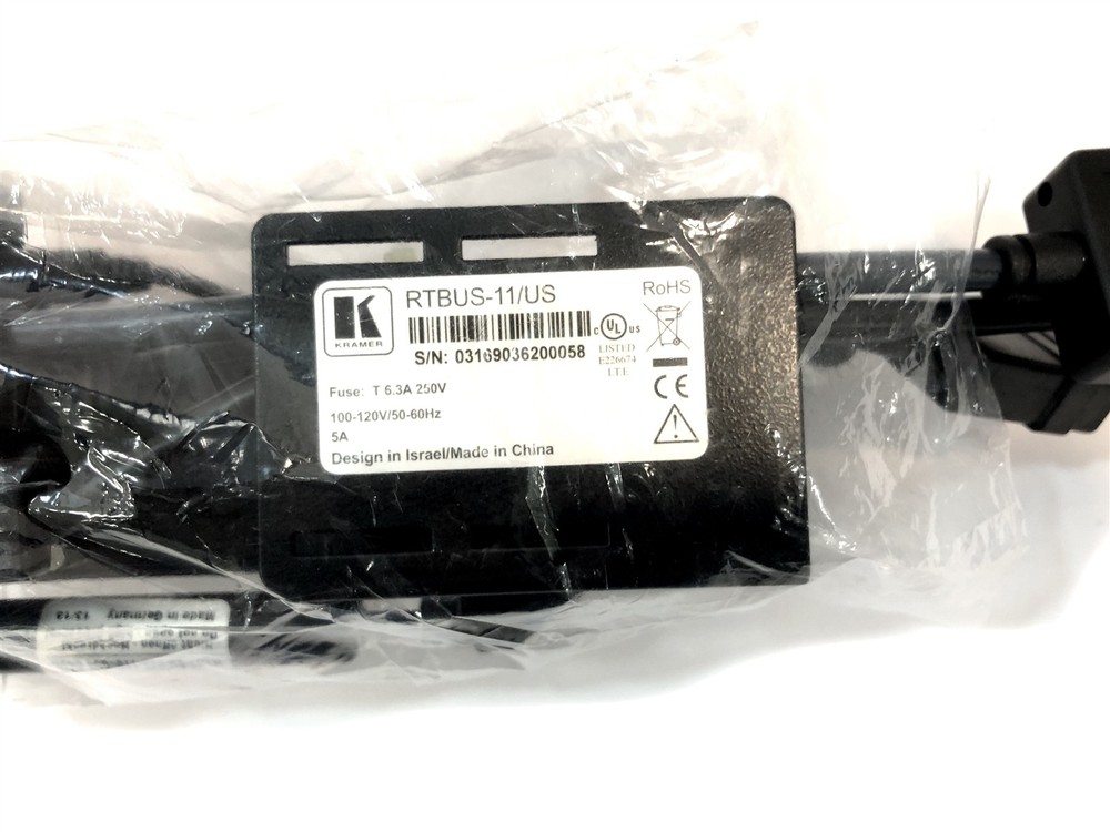 OPEN-BOX Kramer Round Table Mount Multi-Connecction Solution -Silver RTBUS-11/US