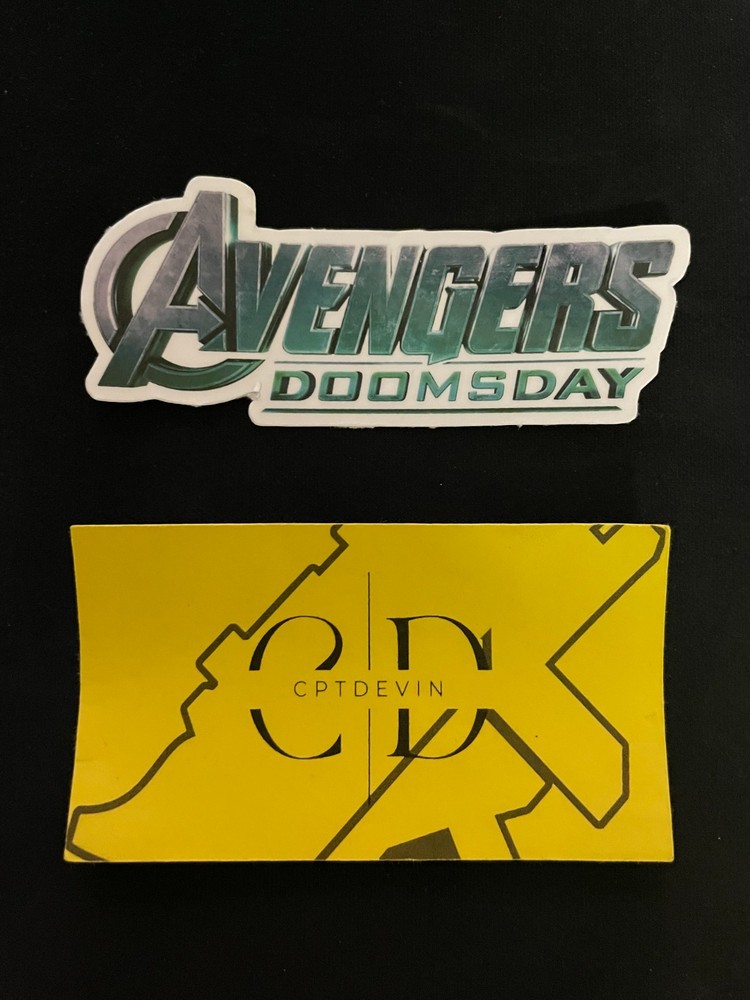 Avengers Doomsday Logo V2 Die-Cut Waterproof Sticker