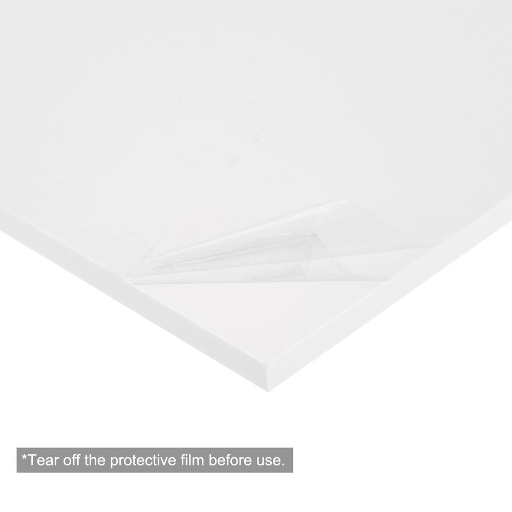 ABS Plastic Sheet 8 " x 6 " x 0.24 " ABS Styrene Sheets White 2 Pcs
