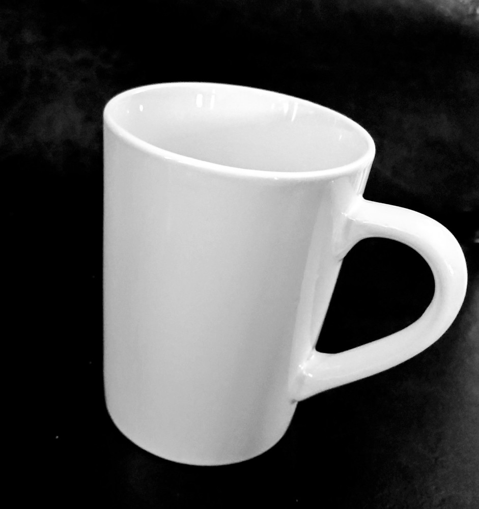 Plain White Coffee Tea Mug 15oz. Blank White