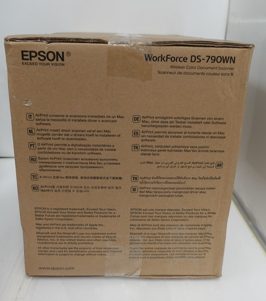 Epson WorkForce DS-780N Wireless Color Document Scanner