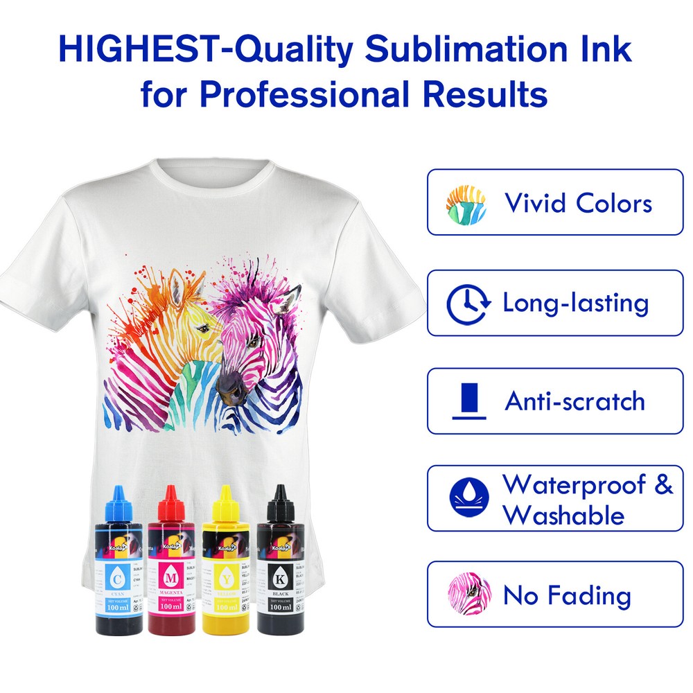 Bundle Kit A-SUB Sublimation Paper 150 Sheets 105g + Koala Sublimation Ink 400ML
