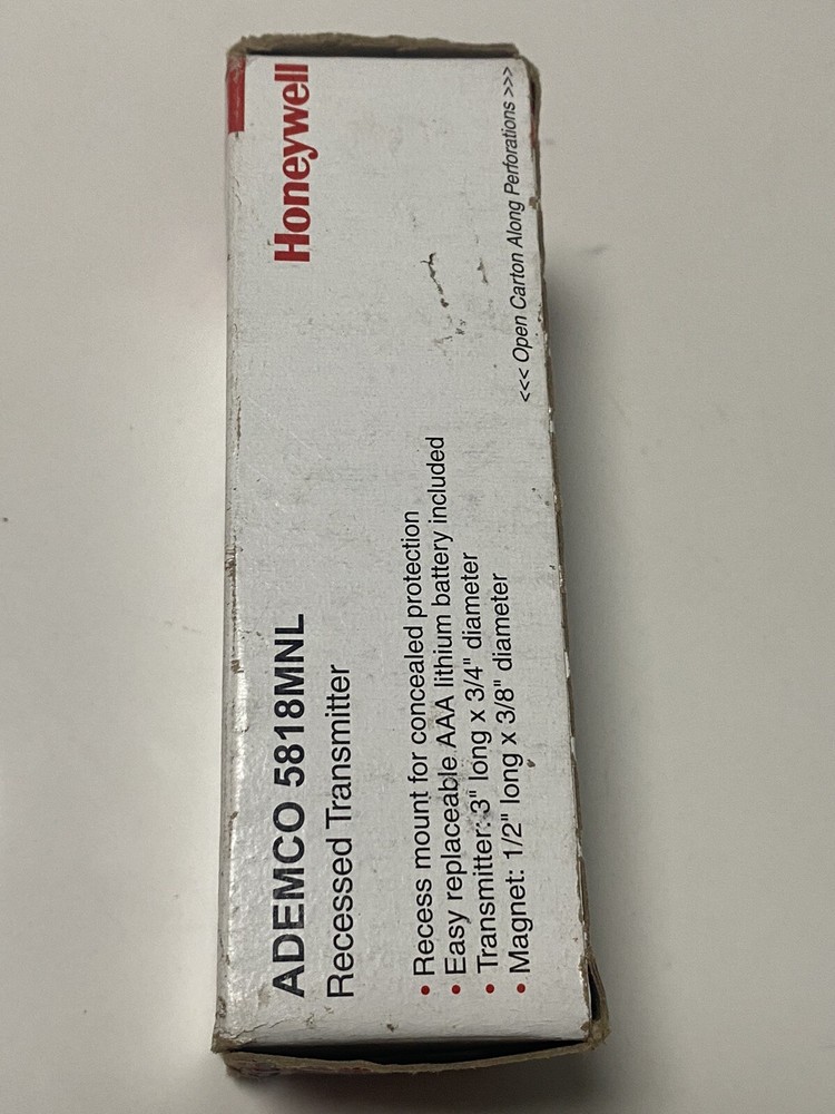 honeywell Ademco 5818MNL Recessed Transmitter