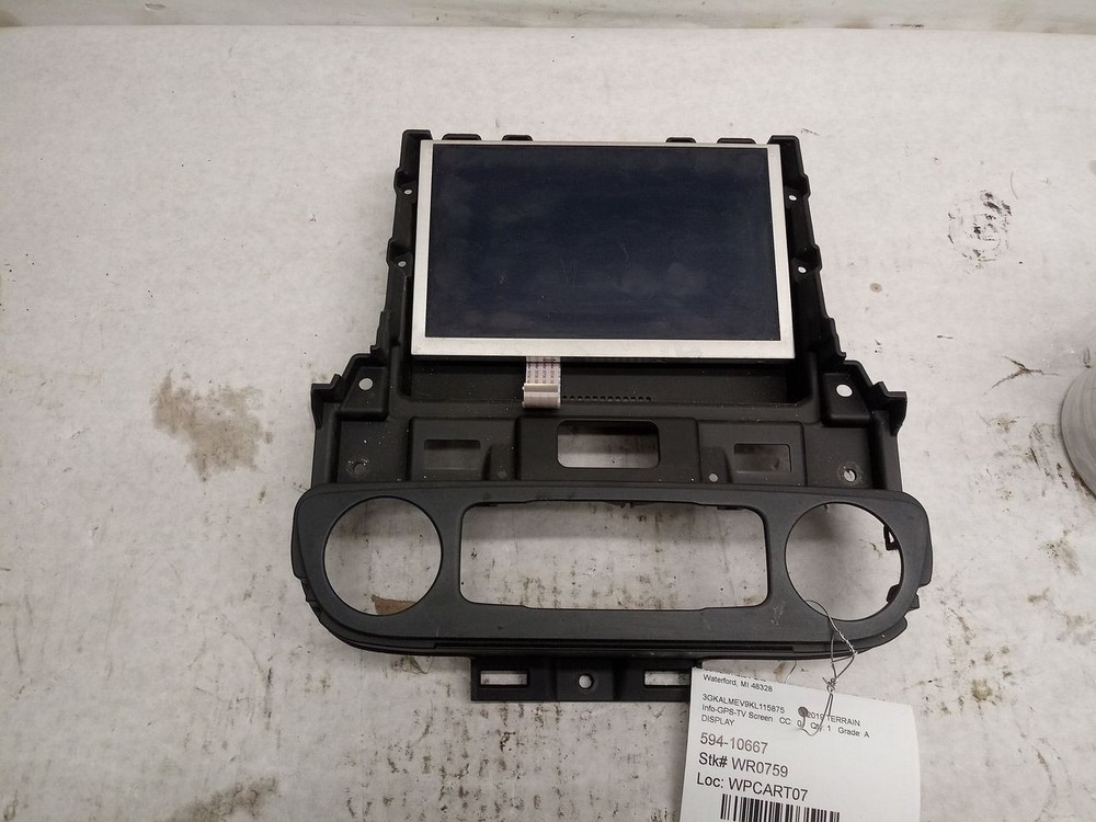 2019 GMC Terrain Info-GPS-TV Display Screen 2955867