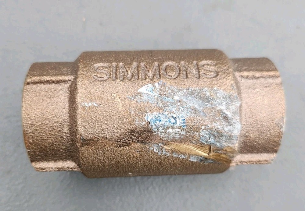 Simmons 503-SB 1" Npt Bronze Check Valve