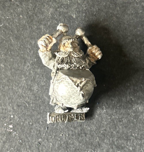 Games Workshop Warhammer Imperial Dwarf Command Group Musician Dim