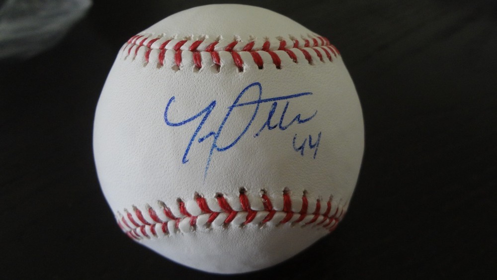 JONATHAN PETTIBONE  PAC SIGNATURES # 15341  AUTOGRAPHED BASEBALL