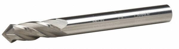 Accupro 1/4" Diam, 3/4" LOC, 4 Flute, 90� Point Angle, Solid Carbide Drill Mi...