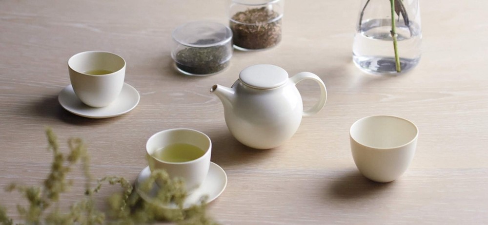 KINTO PEBBLE teapot 500ml moss green 17141