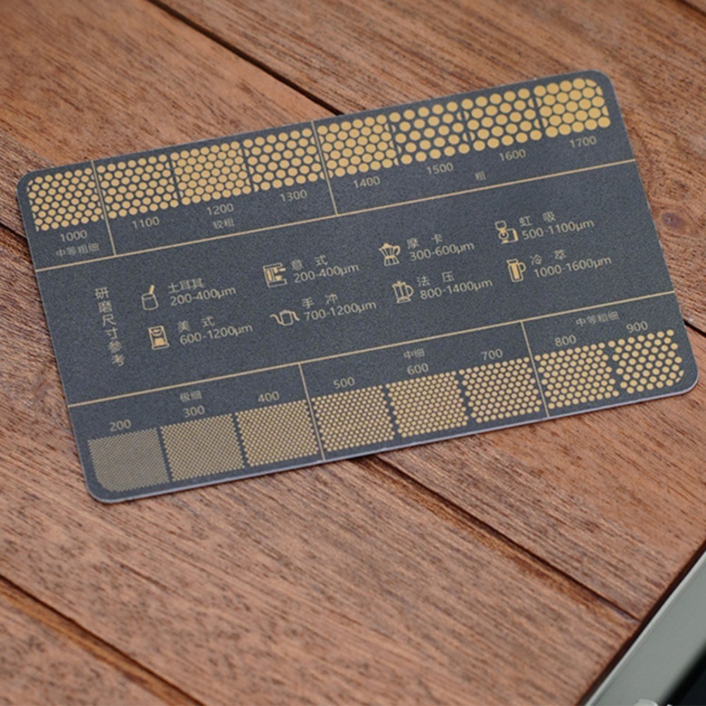 User Friendly Coffee Grind Tool with Measurement Guide for Consistency