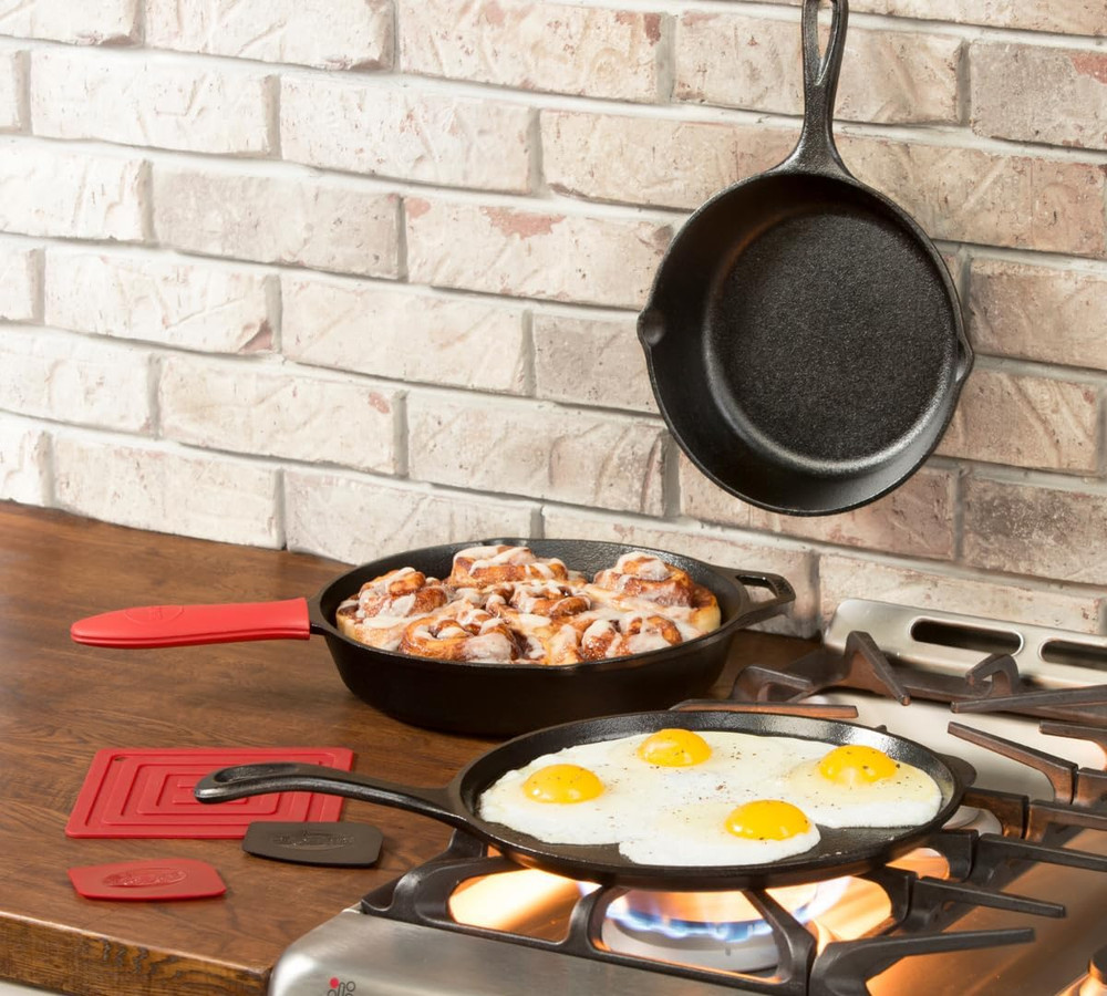 Essential Skillet Set, 7-Piece, Black