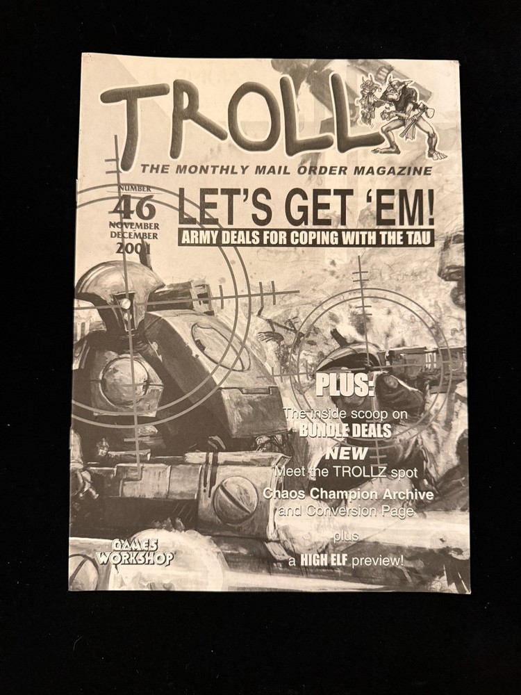 Games Workshop TROLL Monthly Mail Order Magazine Issue 46 Warhammer 40K