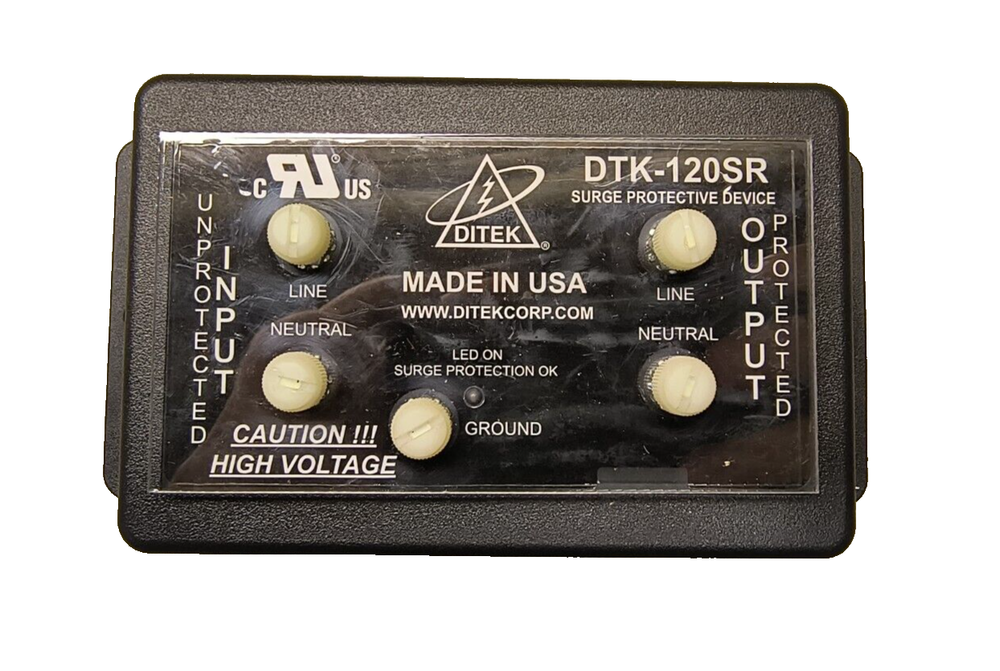 Ditek DTK-120SR 120 VAC Electrical Surge Protector Protective Device, Type 2 SPD