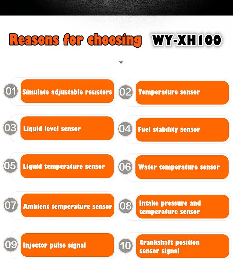 Automobile Signal Simulator Tester Can Test Water/fuel Temperature Sensor