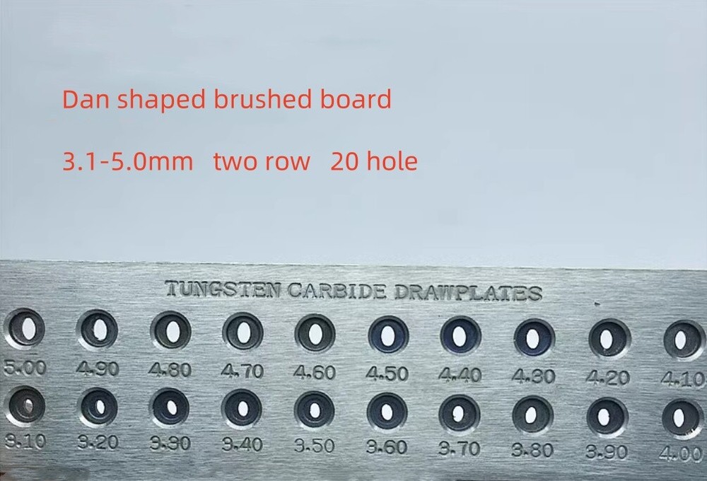 Wire Drawplate Jewelry Making Tools Half Round Square Triangle Hexagonal