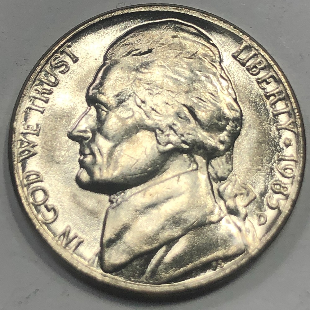 1985-D  Jefferson 5 cent - Uncirculated