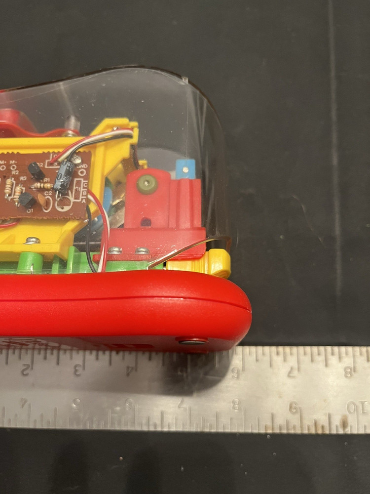 Vintage Swingline Clear Electronic Stapler 1990s See-Through Red Tested
